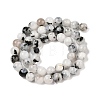 Natural Rainbow Moonstone Beads Strands G-Q1001-A05-03-01-2