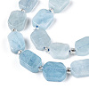 Natural Aquamarine Beads Strands G-T138-26-2