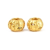 Brass Pave Clear Cubic Zirconia European Beads KK-A292-08MG-2