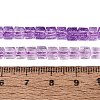 Crackle Transparent Glass Beads Strands GLAA-N062-4mm-09-2