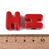 Opaque Acrylic European Beads OACR-M027-01H-06-3