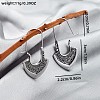 Retro Alloy Hoop Earrings WG3CD9F-01-2