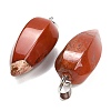 Natural Red Jasper Pendants GG-K002-16R-2