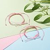 2Pcs Nylon Braided Bracelet Makings BJEW-JB07525-02-2