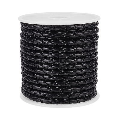 4-Ply Round Imitation Leather Braided Cord LC-WH0003-10A-1