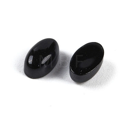 Natural Black Onyx(Dyed & Heated) Cabochons G-B096-01C-1