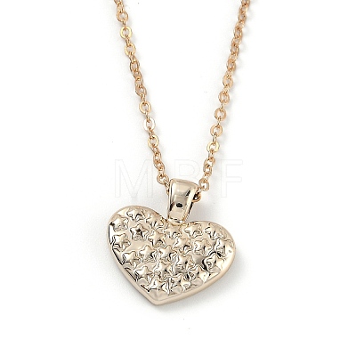 Golden Plated Heart with Constellation/Zodiac Sign Alloy Enamel Pendant Necklaces NJEW-H214-A03-G-1