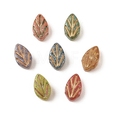 Baking Paint Glass Beads DGLA-G004-01M-1