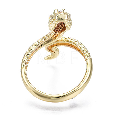 Snake Cuff Ring for Girl Women RJEW-N035-047-NF-1
