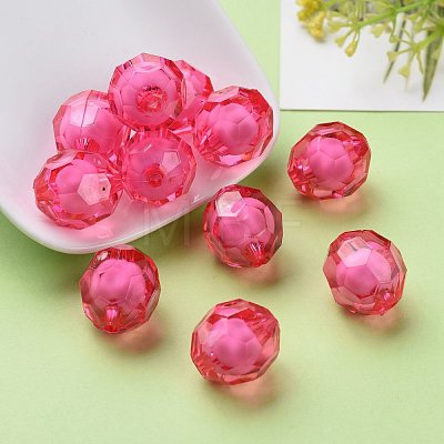 Transparent Acrylic Beads TACR-S113-20mm-18-1