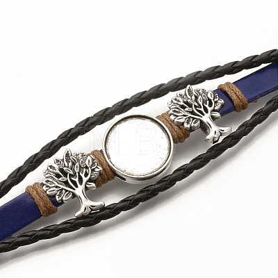 Imitation Leather Bracelet Making MAK-R024-06-1