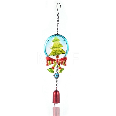 Christmas Glass Wind Chimes PW-WG1F002-10-1