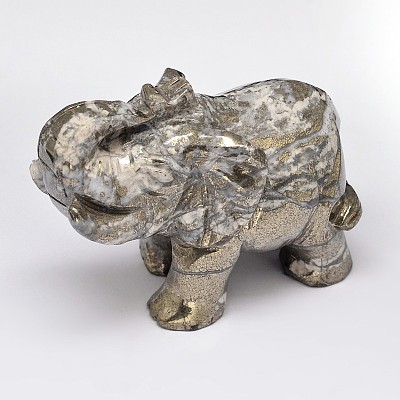 Elephant Natural Pyrite Display Decorations G-A145-01C-1