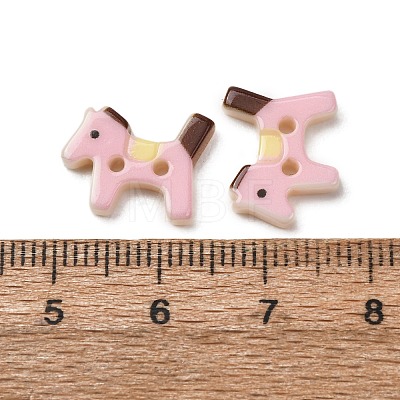 2-Hole Opaque Resin Buttons RE-CBAD5A9-31A-1
