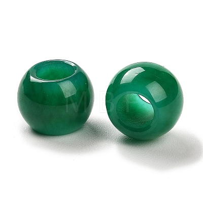 Natural Malaysia Jade Dyed European Beads LS-G-R488-01A-1
