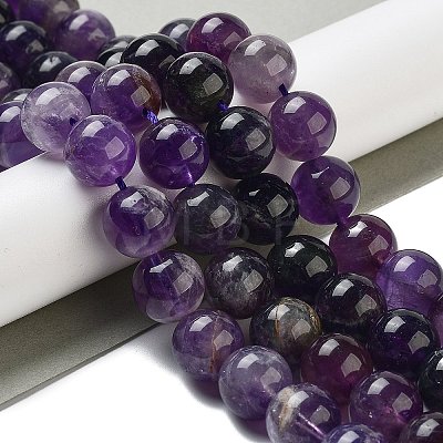 Natural Amethyst Beads Strands G-C152-01A-1