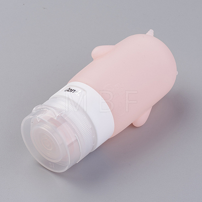 60ml Creative Portable Silicone Travel Points Bottles X-MRMJ-WH0006-B02-1