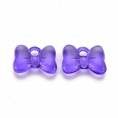 Transparent Acrylic Pendants LS-TACR-T024-02BA-936-1