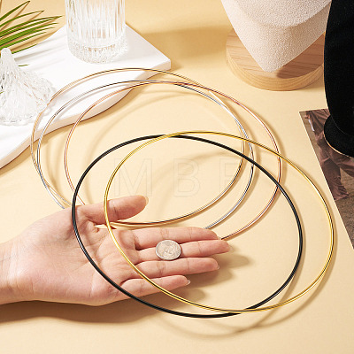 5Pcs 5 Colors Iron Rings FIND-TA0011-05-1