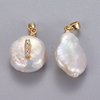 Natural Cultured Freshwater Pearl Pendants LS-KK-L187-A-01I-1
