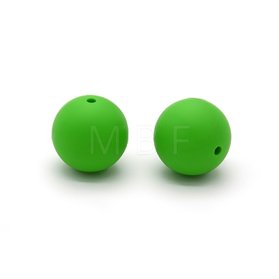 Silicone Beads Round Rubber Bead 15MM Loose Spacer Beads for DIY Supplies Jewelry Keychain Making FIND-SX0001-178-1