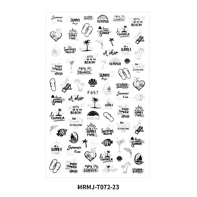 Shining Watermark Slider Art Stickers MRMJ-T072-23-1