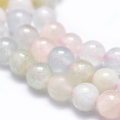 Natural Morganite Beads Strands G-K305-18-C-1