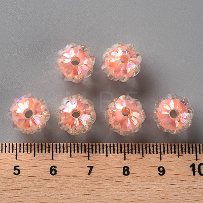 Transparent Acrylic Beads TACR-S152-07B-SS2109-1
