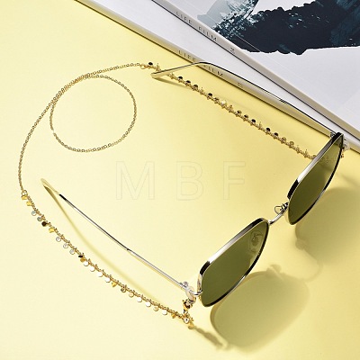 Brass Eyeglasses Chains X-AJEW-EH00109-1