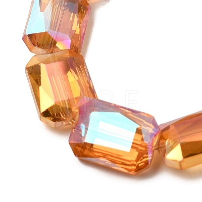 Electroplated Glass Beads EGLA-H002-A-09-1