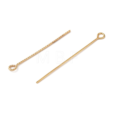 Brass Eye Pins KK-XCP0001-81-1