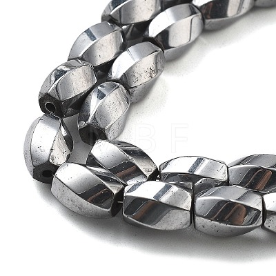 Electroplated Synthetic Magnetic Hematite Beads Strands G-P545-G01-02G-1