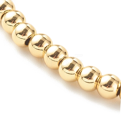 Brass Beaded Bracelets BJEW-JB06335-02-1