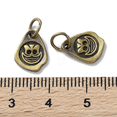 Tibetan Style Brass Pendants KK-M284-44AB-1