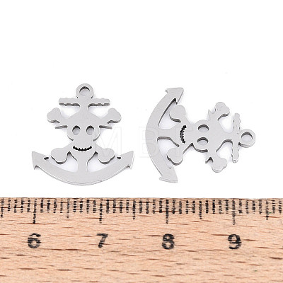 201 Stainless Steel Pendants STAS-T073-41P-1
