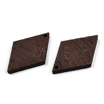 Natural Wenge Wood Pendants WOOD-T023-46A-01-1