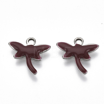 201 Stainless Steel Enamel Charms STAS-N088-19-1