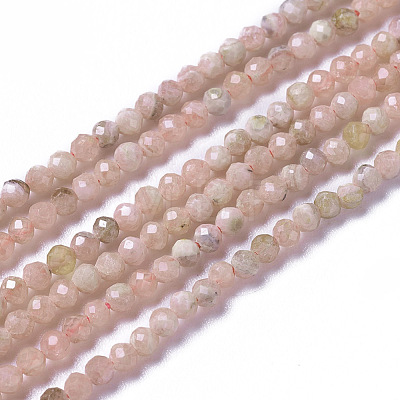 Natural Argentina Rhodochrosite Beads Strands G-F596-05-3mm-1