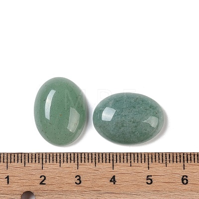 Natural Green Aventurine Cabochons G-B080-01A-08-1