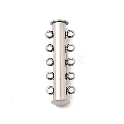 304 Stainless Steel Slide Lock Clasps STAS-F350-05D-P-1