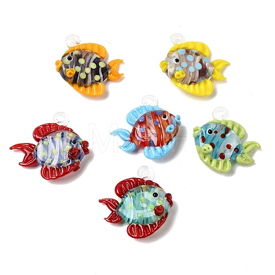 Handmade Lampwork Pendants LAMP-B035-01A-1