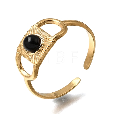 304 Stainless Steel Cuff Open Rings RJEW-F213-01G-07-1