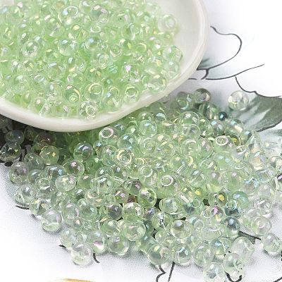6/0 Inside Colours Fringe Glass Seed Beads X1-SEED-A034-03E-1
