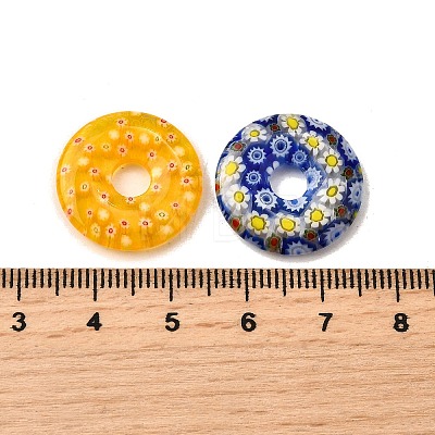 Handmade Millefiori Glass Beads LAMP-A155-01A-1