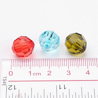 Mixed Transparent Acrylic Beads X-PL505Y-1