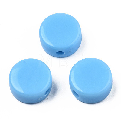 Opaque Acrylic Beads SACR-N014-002B-1