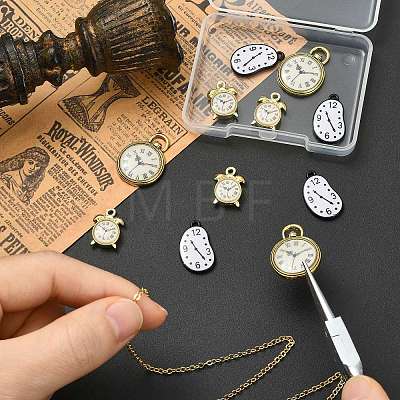 12Pcs 3 Styles Tibetan Style Alloy Pendants FIND-CJ0005-77-1