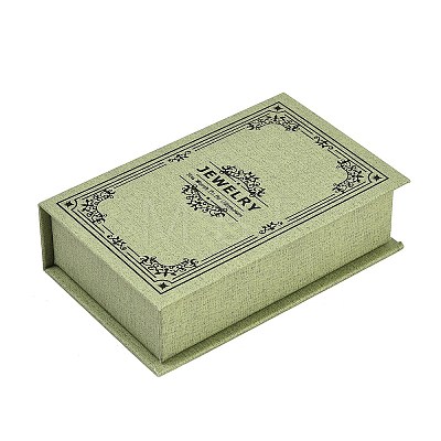 Floral Printed Paper Jewelry Display Magnetic Cases CON-K015-03B-02-1