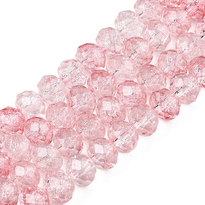 Transparent Glass Beads Strands GLAA-T023-4mm-A08-1