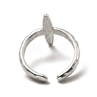 304 Stainless Steel Open Cuff Rings RJEW-Z018-22P-1